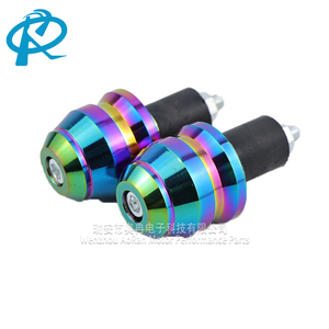 Enchufe de manillar de motocicleta de aleación de aluminio colorido bloque de equilibrio resistente a caídas para enchufe de manillar Universal - Product Image 3