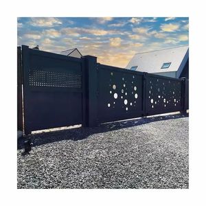 Tùy Chỉnh Nhôm Khắc Laser Cắt Tấm Kim Loại Cho Xây Dựng Dễ Dàng Cài Đặt Sân Hàng Rào Hệ Thống Trang Trí Hàng Rào Kim Loại Tấm - Product Image 5