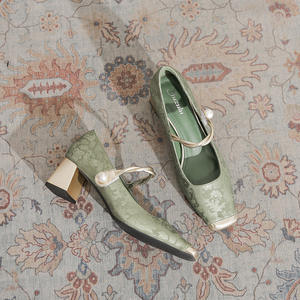 Zapatos de tacón bajo unisex de cuero vacuno calado, estilo moderno 2026, con punta y tacón gato, cómodos - Product Image 4