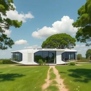 Cápsula Espacial de Aluminio, Hotel Inteligente, Cabaña Cuadrada de Estilo Moderno, Habitación de Huéspedes, Villa Característica en Zona Turística, Contenedor - Product Image 1