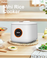 Cuisinière à riz électrique multifonction 3L avec écran numérique, 600W, cuve intérieure en aluminium antiadhésive, 6 modes de cuisson, préréglage 24H, OEM
