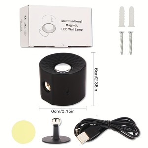 โคมไฟติดผนัง LED แบบสองหัว ควบคุมด้วยระบบสัมผัส รีโมท หมุนได้ 360 องศา ชาร์จ USB ไร้สาย พกพาสะดวก ใช้เป็นไฟกลางคืนสำหรับห้องนอน หรือโคมไฟอ่านหนังสือ - Product Image 3