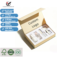 Boîte cadeau magnétique de luxe pour cosmétiques, emballage de soins de la peau, boîte cadeau pour vernis à ongles, personnalisation OEM avec impression de logo