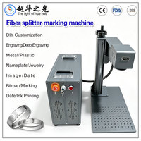 Morlit Mini machine de gravure laser à fibre CNC portable de bureau, refroidissement par air, compatible DXF BMP AI PLT, nouvelle haute vitesse, EZCAD Sino Galvo Las