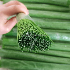 <span class=keywords><strong>ก้าน</strong></span>เหล็กหุ้มกระดาษลายดอกไม้สีเขียวอ่อน ขาว น้ำตาล แบบกำหนดเองได้ สำหรับจัดดอกไม้ - Product Image 3