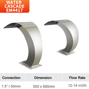 <span class=keywords><strong>Fontaine</strong></span> de massage en cascade <span class=keywords><strong>pour</strong></span> <span class=keywords><strong>piscine</strong></span> et spa EMAUX, en plastique, avec douche à impact et LED, design sûr et durable <span class=keywords><strong>pour</strong></span> usage familial et commercial - Product Image 3