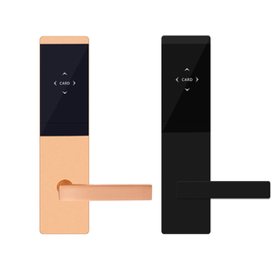Serrure de porte intelligente personnalisée pour chambre d'hôtel avec déverrouillage par carte/clé, application Tuya, antivol, personnalisation du logo OEM et du numéro de chambre pour appartements - Product Image 2