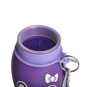 Bouteille d'eau en silicone sans BPA, forme dinosaure mignonne, très vendue, pour enfants - Product Image 2