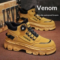 Chaussures Homme Automne 2026 Nouveauté Baskets Montantes Décontractées Tendance Plateforme Style Coréen Semelle Épaisse Rehaussantes Antidérapantes