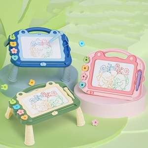 お卸売りキッズドローイングボード簡単にスクラブとカラフルな磁気2〜7年書き込み落書きおもちゃホルダー付き - Product Image 4