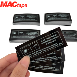 Étiquette de marquage laser personnalisée équivalente à 3M 7847 pour les machines et équipements industriels - Product Image 3