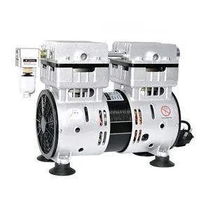 VN-120V 100L/min 220v Piston Portable Air Compressor Oilless Diaphragm Vacuum Pump