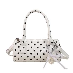 Bolso de lunares súper popular para mujer, nuevo estilo 2026, exquisito mini bolso cruzado versátil, moderno bolso tote redondo. - Product Image 3