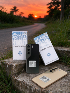 โทรศัพท์มือถือรุ่น Global Version ปลดล็อคแล้ว หน้าจอใหญ่ แบตเตอรี่ขนาดใหญ่ ขายดี Camon 40 Pro กล้อง AI - Product Image 1