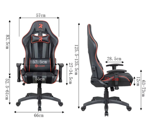 Chaise <span class=keywords><strong>de</strong></span> jeu ergonomique avec support lombaire, fonction <span class=keywords><strong>de</strong></span> refroidissement, siège <span class=keywords><strong>de</strong></span> gamer exécutif moderne et réglable pour le bureau et la maison - Product Image 5