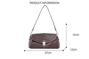 Custom High Quality Genuine Leather Ladies Handbags Classic Fashion <b>Crossbody</b> <b>Bag</b> Design Shoulder <b>Bags</b> <b>for</b> Women - Product Image 2