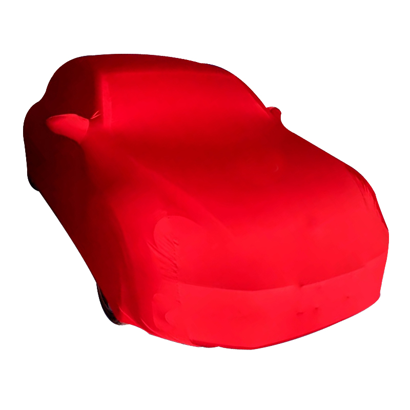 Высококачественный супер мягкий высокоэластичный чехол для автомобиля растягивающийся Пыленепроницаемый Чехол для автомобиля с логотипом