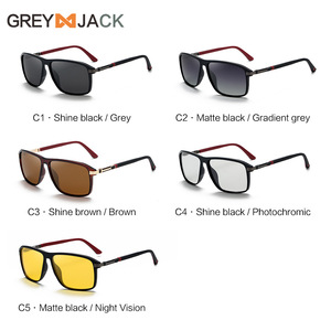 Gafas de Sol Polarizadas Exclusivas para Ciclismo, Montura TR90, Protección UV400, Diseño Cuadrado Grande, Deportivas - Product Image 5