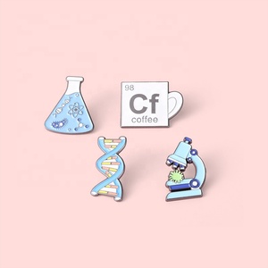Classe de chimie Microscope chromosomique à <span class=keywords><strong>ADN</strong></span> Instrument de chimie Broche de peinture émail métallique - Product Image 4