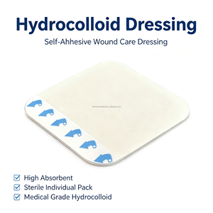 Cerotto Idrocolloidale Medico Monouso Autoadesivo Assorbente per il <span class=keywords><strong>Trattamento</strong></span> di Piaghe <span class=keywords><strong>da</strong></span> <span class=keywords><strong>Decubito</strong></span>, Vesciche e Ferite Minori - Product Image 1