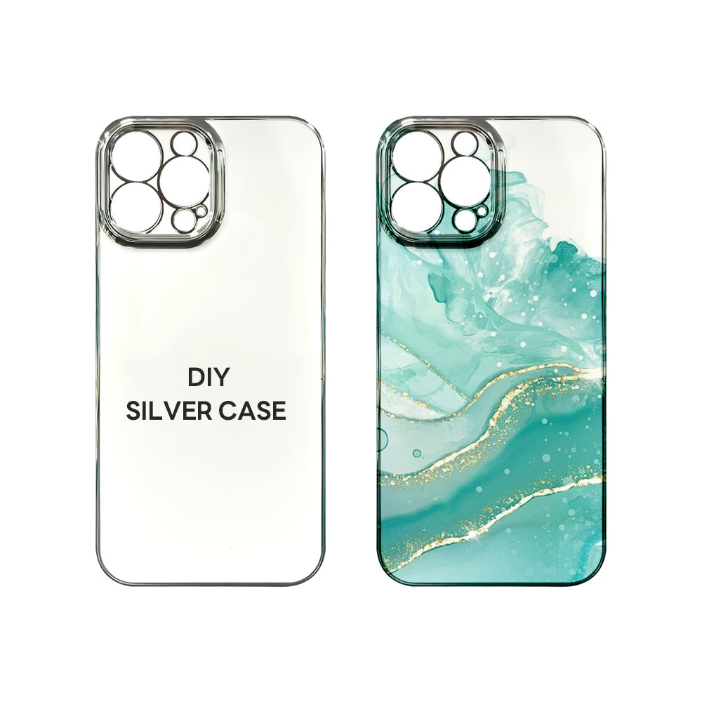 Silver-plated phone case