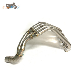 Tuyau d'échappement bas en acier inoxydable pour moto <span class=keywords><strong>Honda</strong></span> CBR650R/<span class=keywords><strong>CB650R</strong></span>/CBR650F/CB650F Tuyau d'échappement avant de haute qualité 51MM - Product Image 3