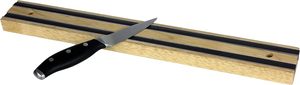 Factory Wholesale Modern Wall-Mounted Magnetic Knife Holder <b>Rubber</b> Wood Eco-Friendly for Kitchen Storage Knife <b>Blocks</b> - Product Image 1