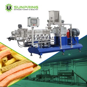 Máquina Extrusora SunPring para Hacer Pan Rallado, Máquina para Hacer Chips de Maíz Enrollados, Máquina para Hacer <span class=keywords><strong>Takis</strong></span> - Product Image 1