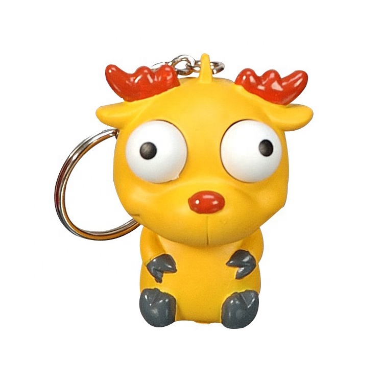 OEM игрушка в подарок ПВХ поп глаз игрушки брелок глаза поп-Out Squeeze брелок