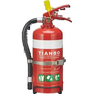 ABE Chemical Powder 68 Deg C Red Bulb UV Resistant Polyester Coating 1KG ABE Dry Powder Fire Extinguisher for easy access