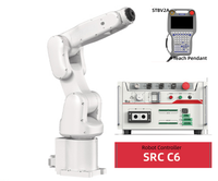 Brazo Robótico Industrial IRB1200 Pequeño de 6 Ejes con Pinza de 3 Dedos SCHUNK, Motor, Caja de Engranajes, Accionamiento Servoeléctrico, Clasificación IP67 para Recoger y Colocar
