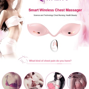 MEISIYU Appareil de massage et de stimulation mammaire électrique chauffant pour femmes, rehausseur de beauté corporelle, masseur vibrant à impulsions pour soutien-gorge - Product Image 2