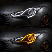 Far Led Dönüş Şeridi Sıralı Switchback Şerit Kehribar Dönüş Lambaları Tüp Sıralı Led Şerit