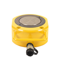 Vérin hydraulique simple effet KIET KET-RSM-100, 10 tonnes, acier allié, petit cylindre