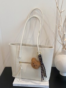 Nuevo Bolso Tote de Cuero Genuino para Otoño/Invierno, de Alta Calidad, de un Solo Hombro, para Mujer, Elegante, Simple, Resistente al Agua, de Gran Capacidad, Casual - Product Image 5