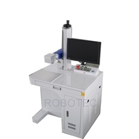 Machine de marquage laser à fibre 50W à refroidissement par eau, contrôle JCZ pour métal et pierre avec support IA, prix compétitif