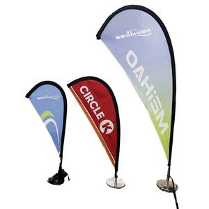 Bandiera da tavolo Mini bandiera da spiaggia con piume personalizzate all'ingrosso per promozione espositore decorativo - Product Image 3