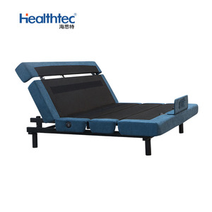 Cadre de <span class=keywords><strong>lit</strong></span> simple ou double réglable en gros <span class=keywords><strong>Lit</strong></span> pliant électrique à chargement USB avec matelas - Product Image 4