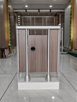 Cloison de salle de bain cellulaire ignifuge, imperméable et facile à nettoyer