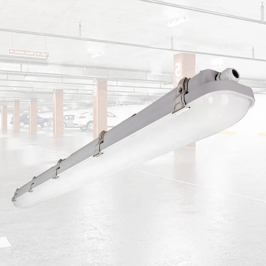 4ft 40W 6000lm Waterproof Shop Light IP65 Industrial Tri Proof Linear Led Vapor Tight Light Fixture