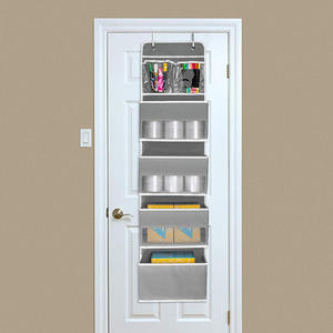 Organizador de Viaje Plegable de Acero Inoxidable, Portátil, para Colgar en la Puerta, Caja de Almacenamiento para Armario, Baño, Ropa, Sala de Estar - Product Image 4