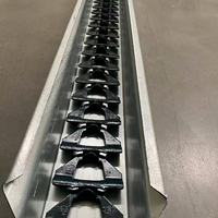 Chaîne de convoyeur d'alimentation en acier galvanisé de haute qualité, résistante à la corrosion, 70 mm, pour les systèmes d'alimentation des poulaillers et des fermes