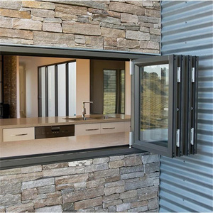 Bột tráng cửa sổ gấp lưới chống muỗi cho ban công điện dọc ban công gấp cửa sổ - Product Image 4