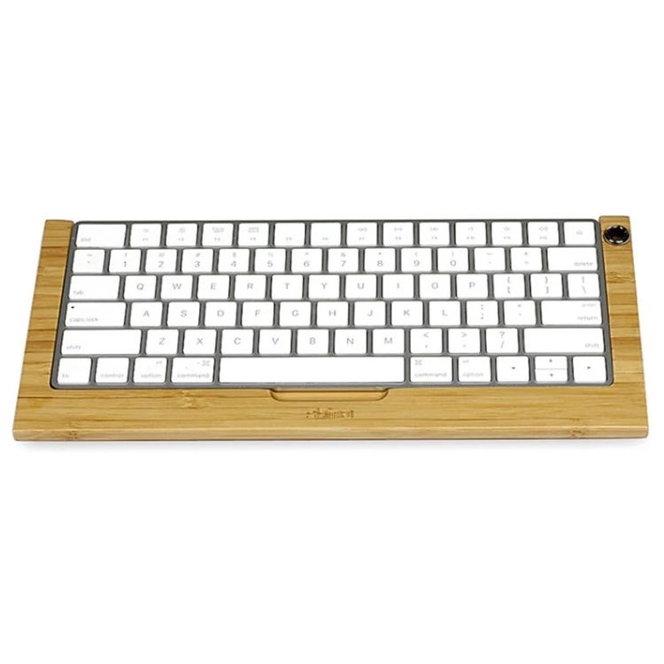 Высококачественная подставка из бамбука для клавиатуры, подставка для Apple, подставка для клавиатуры