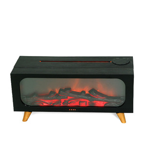 Humidificateur de cheminée simulée YX-2900, flamme 3D, alimenté par USB, lumière ambiante de bureau pour la maison et le bureau - Product Image 5