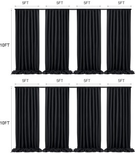 Su misura di alta qualità oscuranti <span class=keywords><strong>tende</strong></span> ritardanti di fiamma per la casa di matrimonio teatro chiesa scuola <span class=keywords><strong>sala</strong></span> sfondo decorazione della fase - Product Image 6