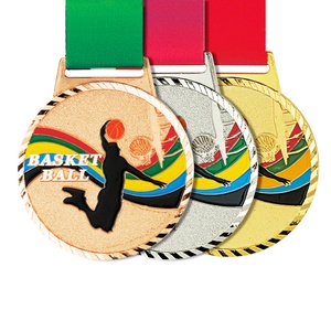 Oneway Custom 3D Metal Award Gold Silver Bronze Medal Soccer Baseball Badminton Sports Gold Medal - Product Image 3