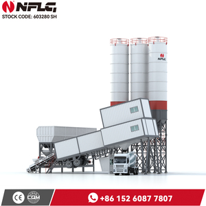 Baru 150CBM kapasitas Per jam PLC mesin pembuat bata Beton campuran semen Beton Mixer tanaman Batching jalur produksi