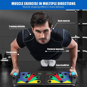 Lifestyles Push-up-Brett - Multifunktionales Trainingsgerät für Brustübungen mit Stufenplattformen - Product Image 6