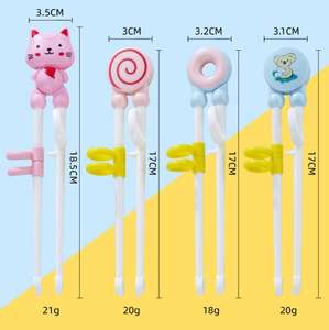 <span class=keywords><strong>Palillos</strong></span> de plástico divertidos <span class=keywords><strong>para</strong></span> niños, 18cm de longitud, duraderos, <span class=keywords><strong>para</strong></span> práctica de <span class=keywords><strong>comer</strong></span> - Product Image 4